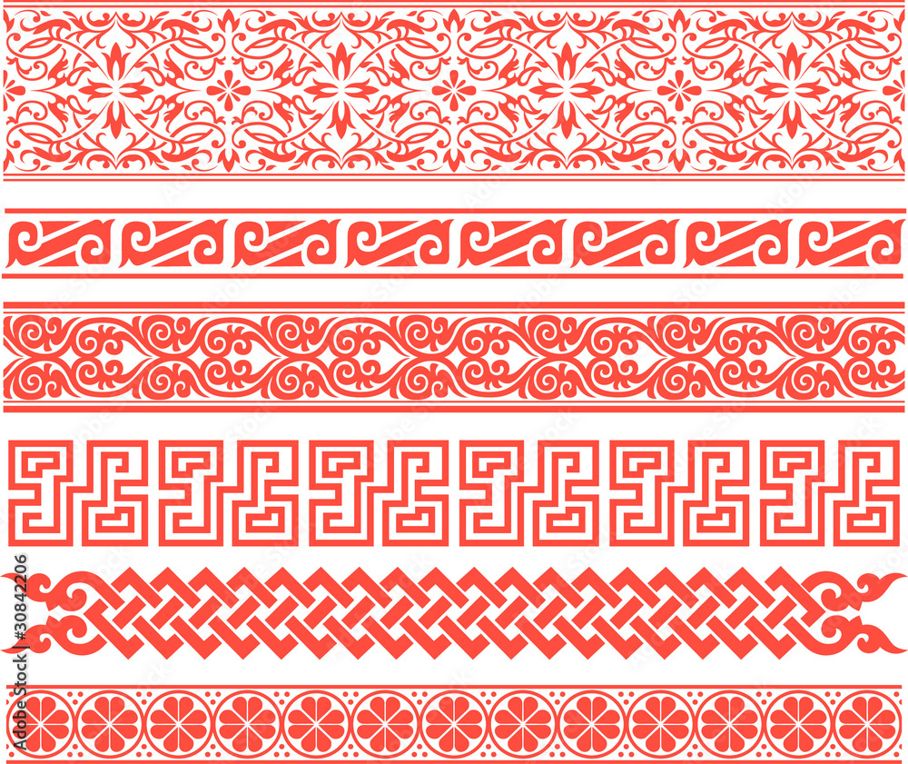 traditional border pattern design