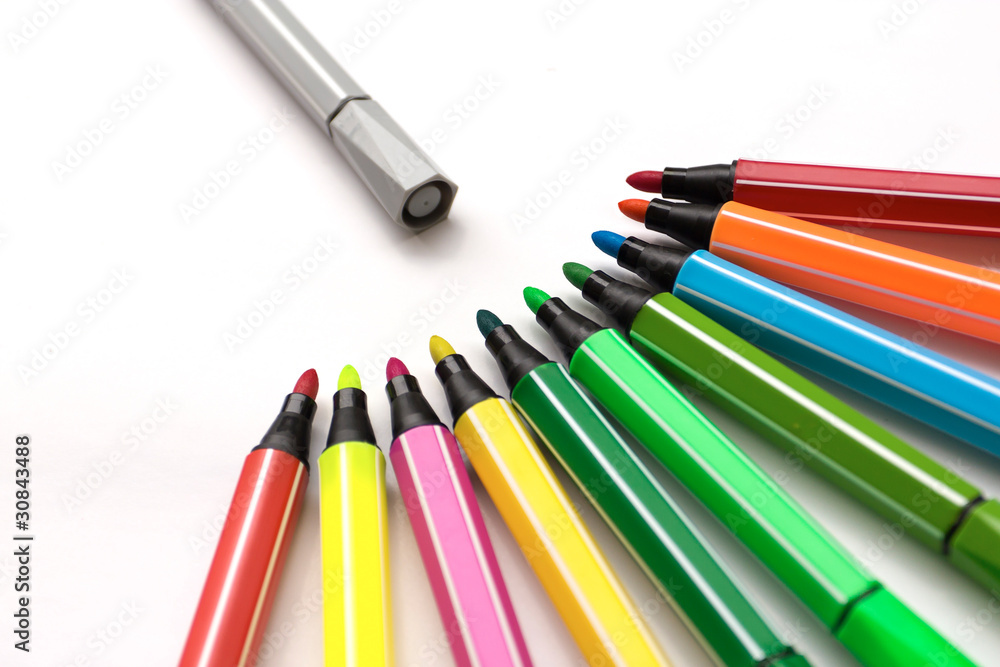 Fototapeta premium Colorful markers