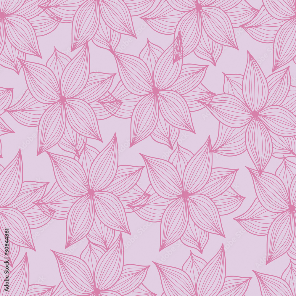 Image of Flower seamless pattern Image of Flower seamless pattern