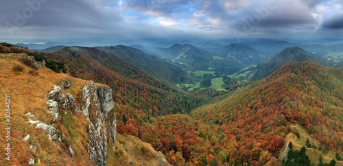 Autumn mountain from peak Klak © TTstudio