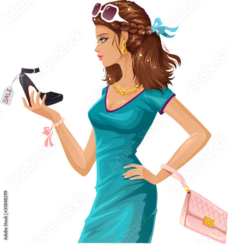 Shoe shopping
