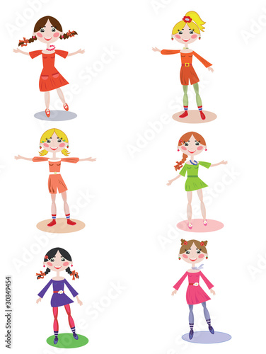 Wallpaper Mural Active girls,set Torontodigital.ca