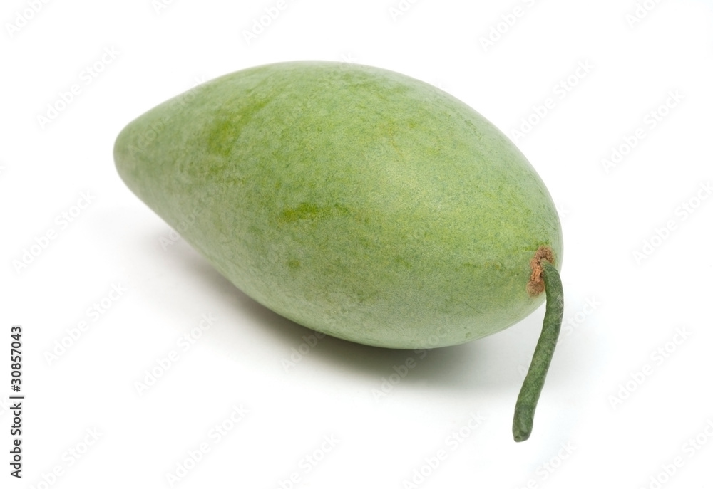 Mango Model fruit.Fake on white background. Mango Model fruit.Fake on white background.