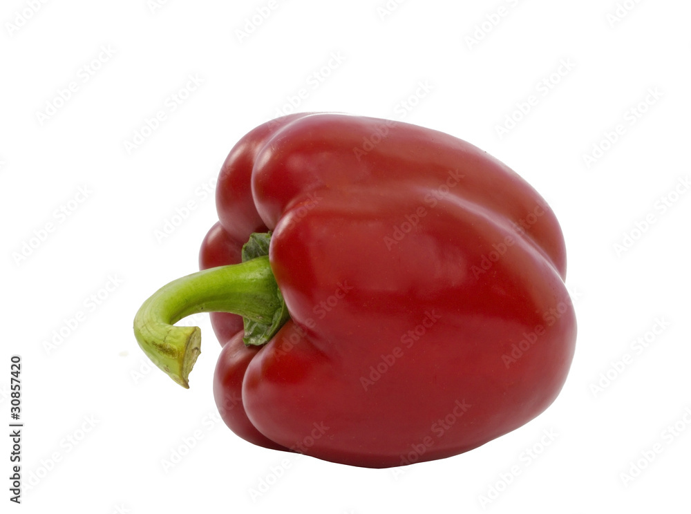 bellpepper on white background