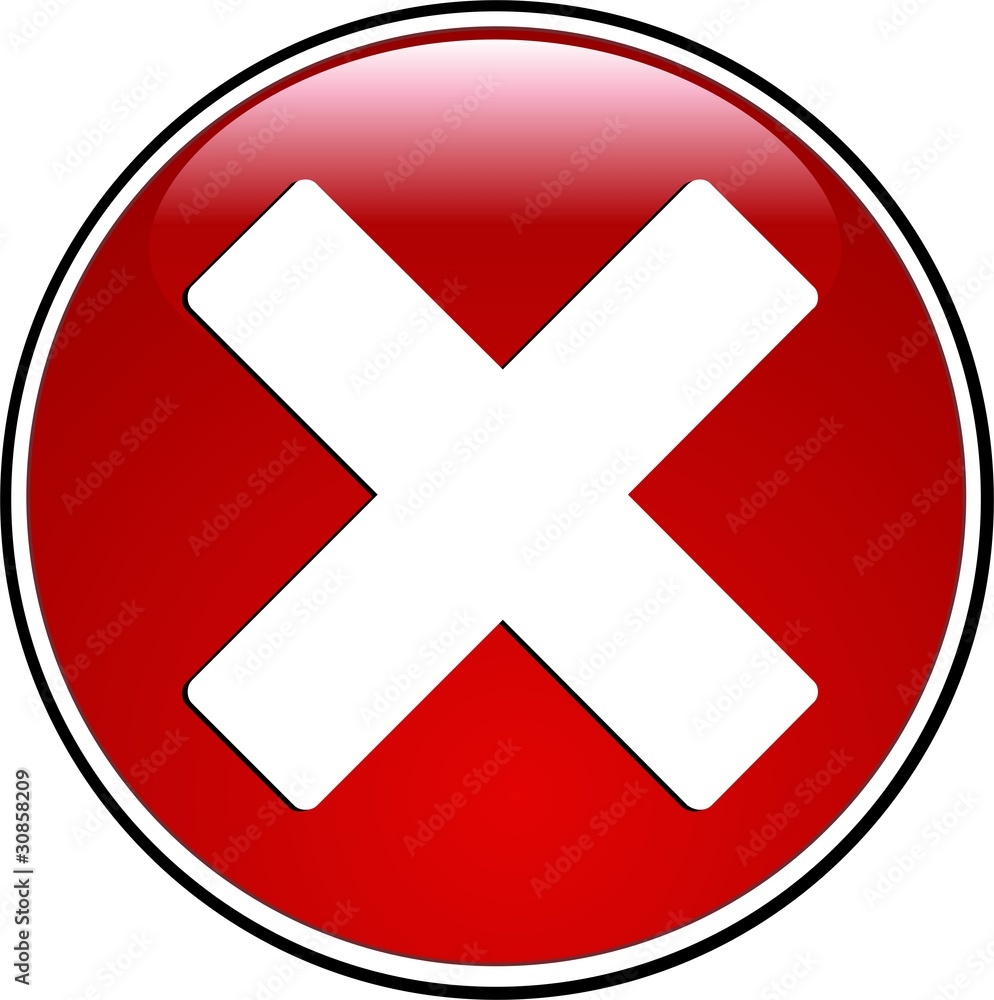 Obraz premium bouton croix