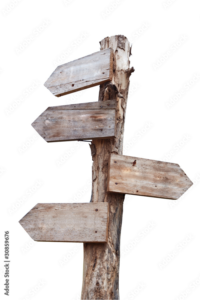 Old wood sign Old wood sign