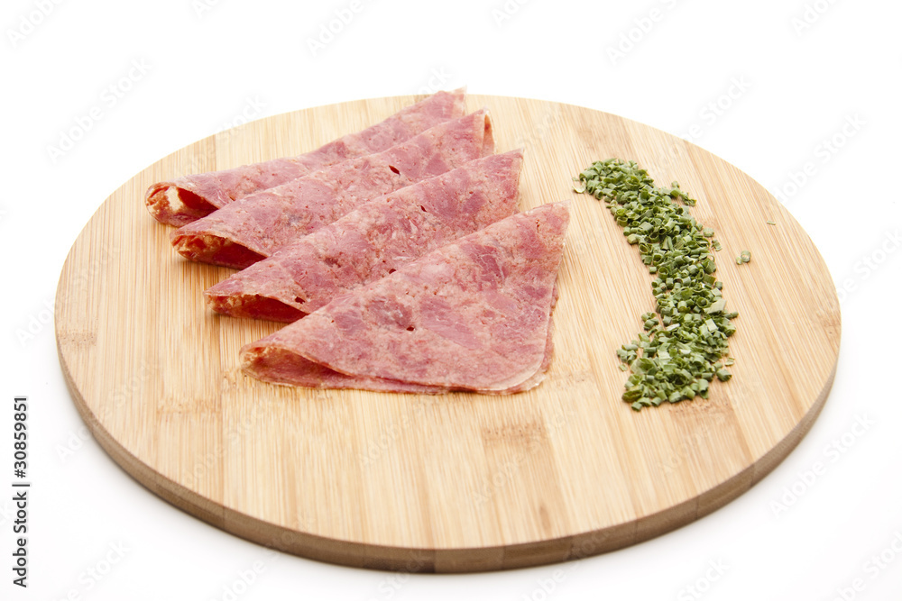 Corned Beef mit Schnittlauch Corned Beef mit Schnittlauch