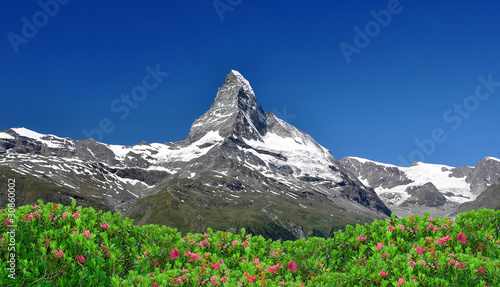 Beautiful mountain Matterhorn - Swiss Alps