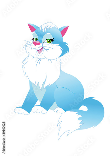 blue home pussy cat