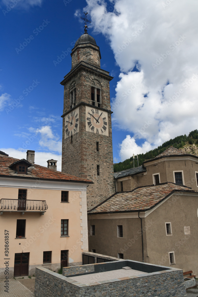 Chiesa di Cogne - church in Cogne, Aosta Valley, Italy