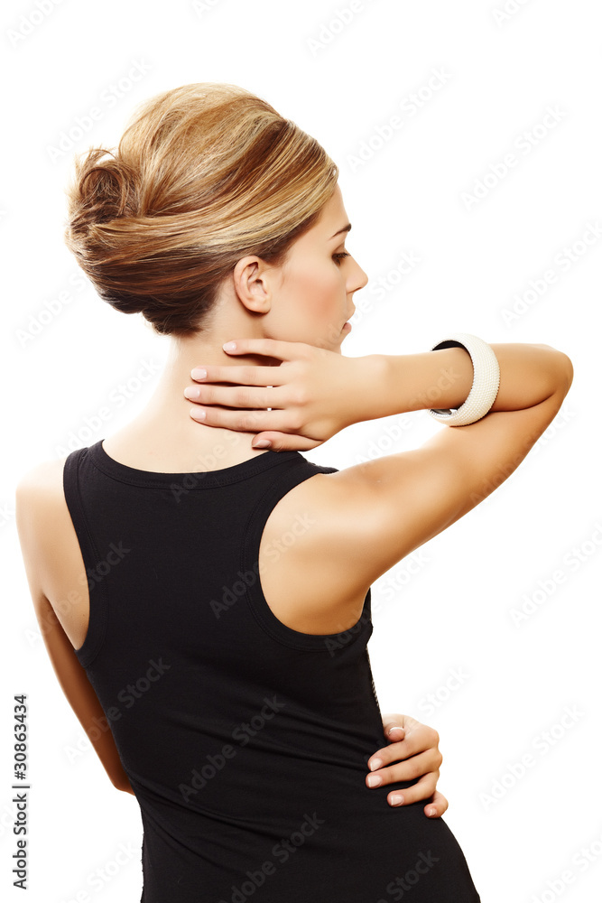 beautiful woman in black dress beautiful woman in black dress