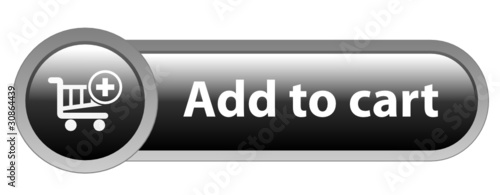 ADD TO CART Web Button (order now online e-shopping basket icon)