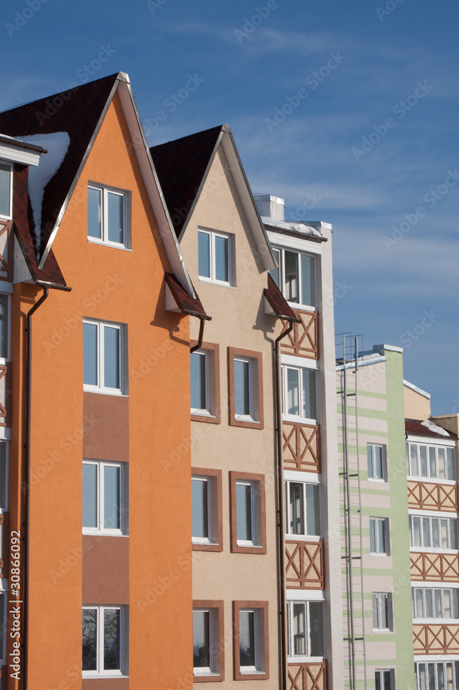 Obraz premium Townhouses