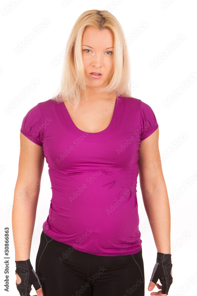 sexy woman posing on white background sexy woman posing on white background