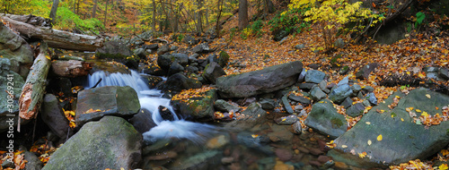 Autumn creek panorama