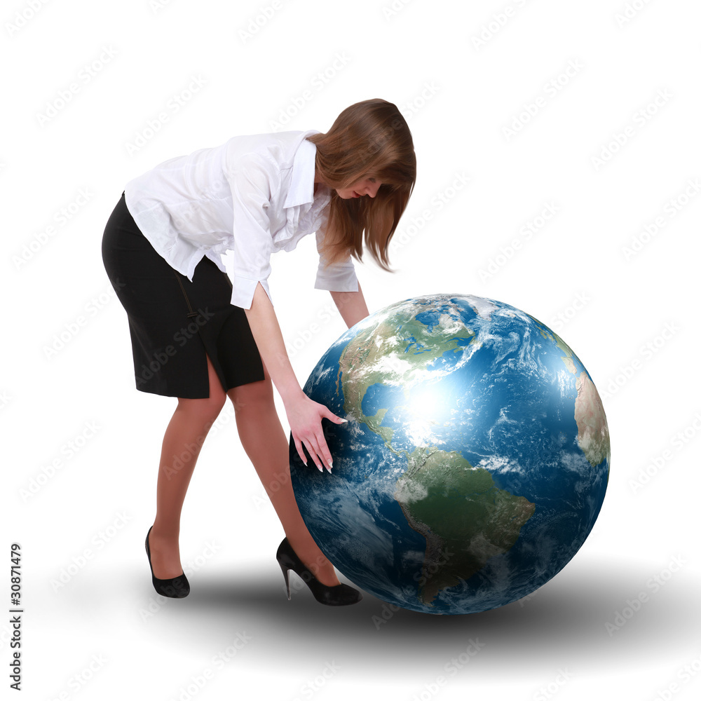 young girl and the business elements young girl and the business elements