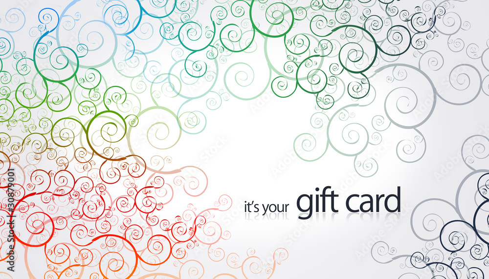 Gift Card - Floral Elements