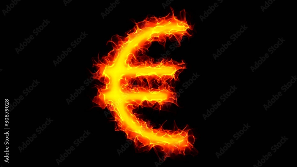 Euro on fire Euro on fire