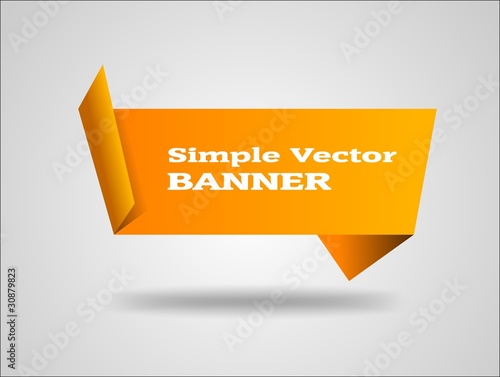 Simple Vector Banner