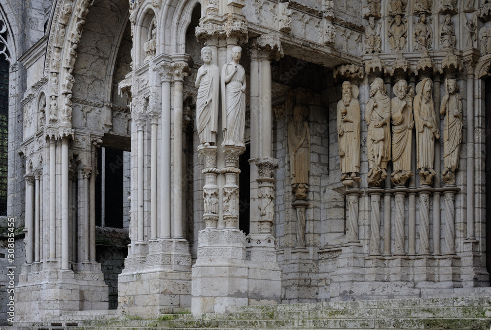 cathédrale de Chartres Sculptures de la porte Nord