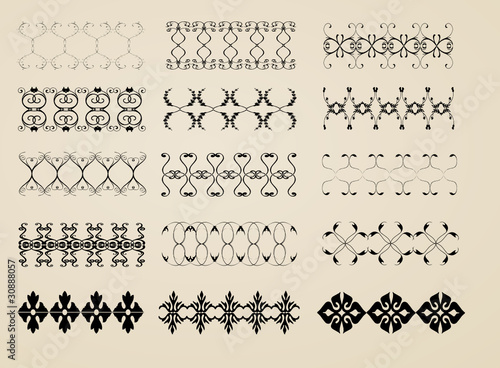Ornamente Vektorset 4