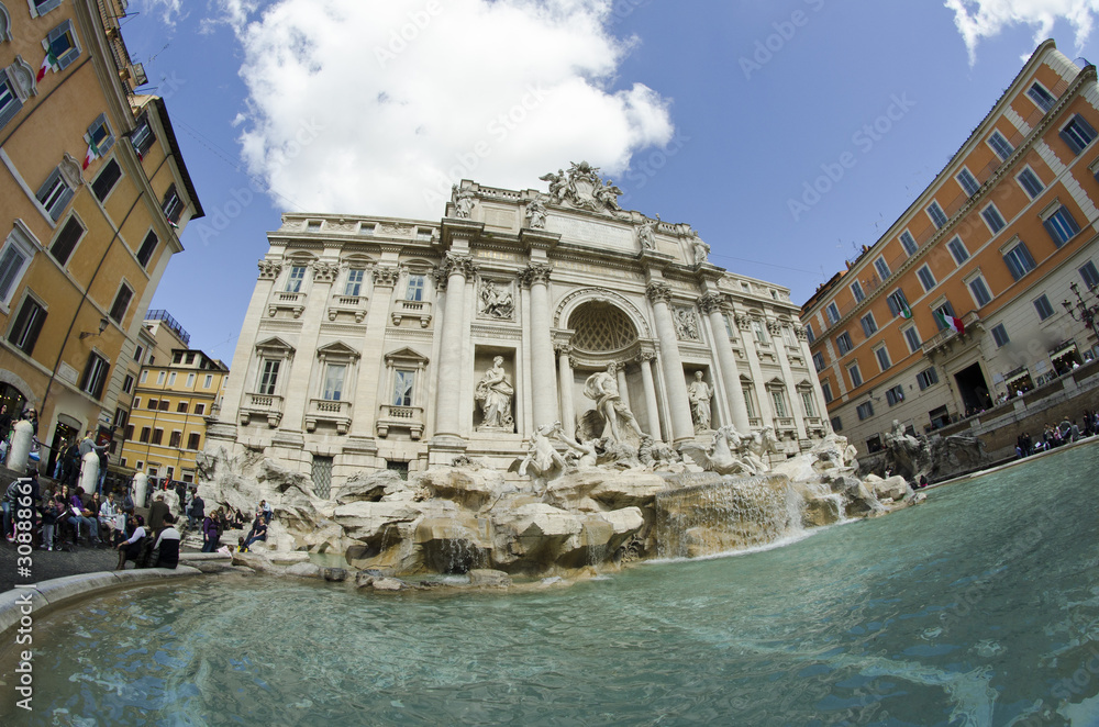 Fototapeta premium Trevi Fountain in Rome, Italy