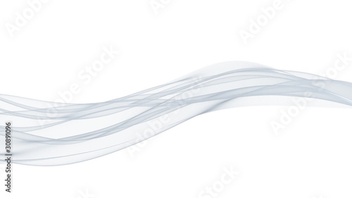 Wispy lines against white, seamless loop