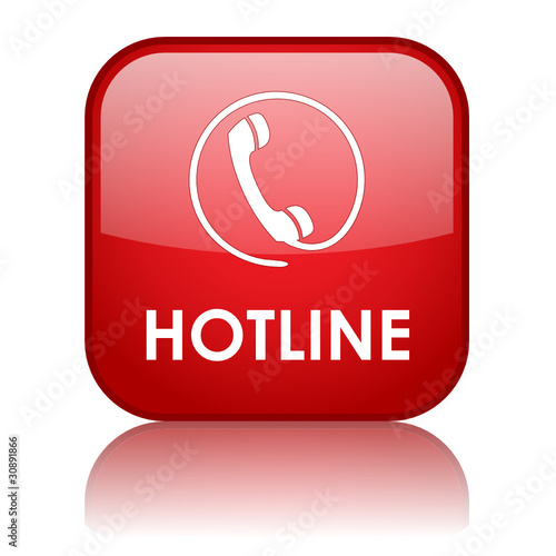 HOTLINE Button (customer service support contact call us now)
