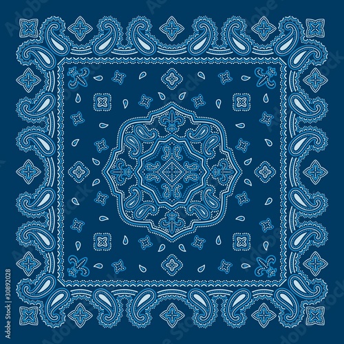 blue bandana