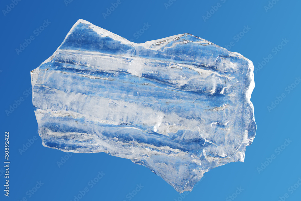 Obraz premium Ice block isolated piece