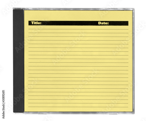 yellow cd cover