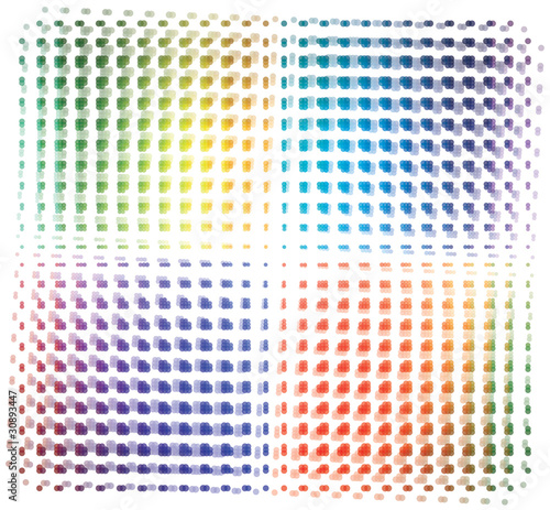 Rainbow colored vector background