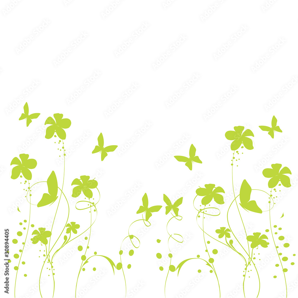 abstract floral design abstract floral design