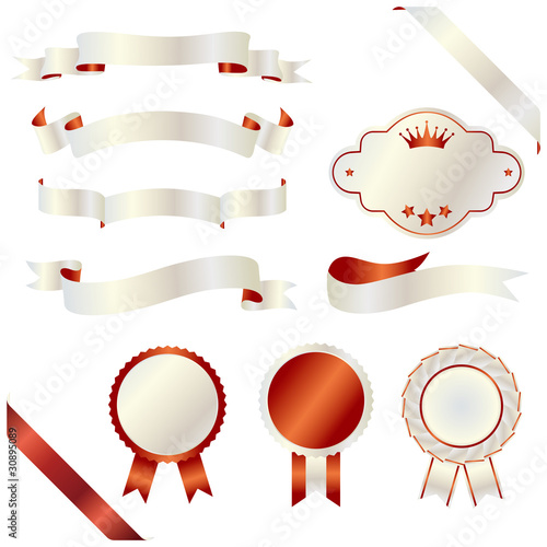 emblem and ribbon set