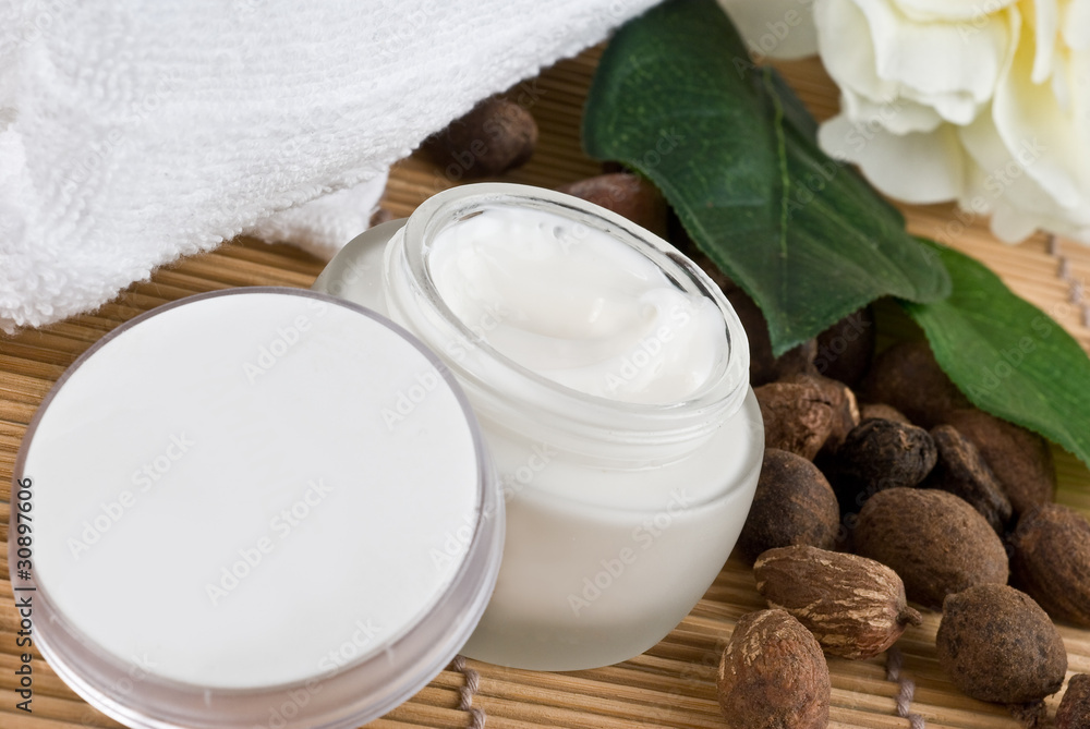 shea nuts with shea butter cream shea nuts with shea butter cream