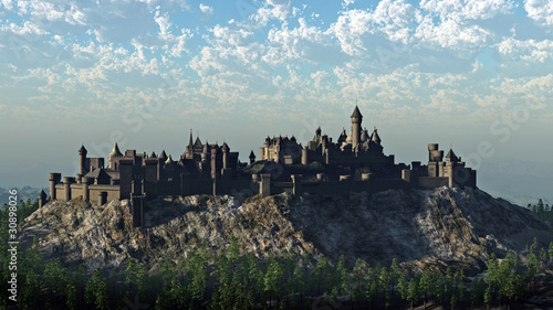 Medieval Hilltop Castle