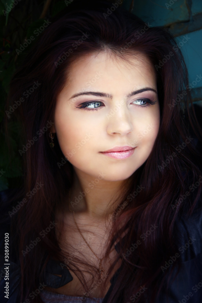 Street shot of a beautiful girl Street shot of a beautiful girl