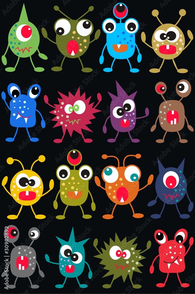 seamless monster pattern seamless monster pattern