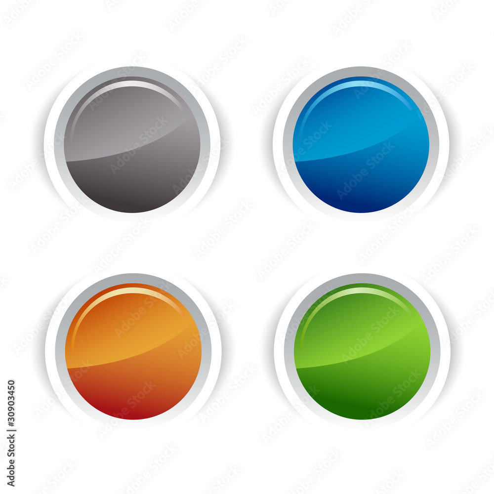 Glossy Buttons Glossy Buttons