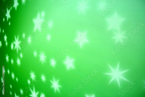 green star background