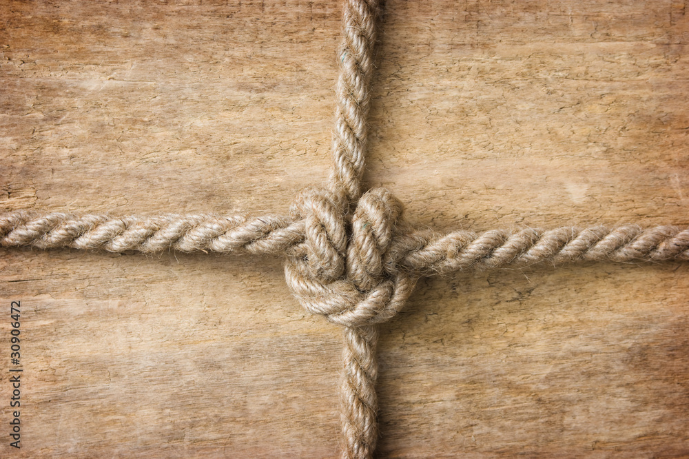 Fototapeta premium Rope with knots