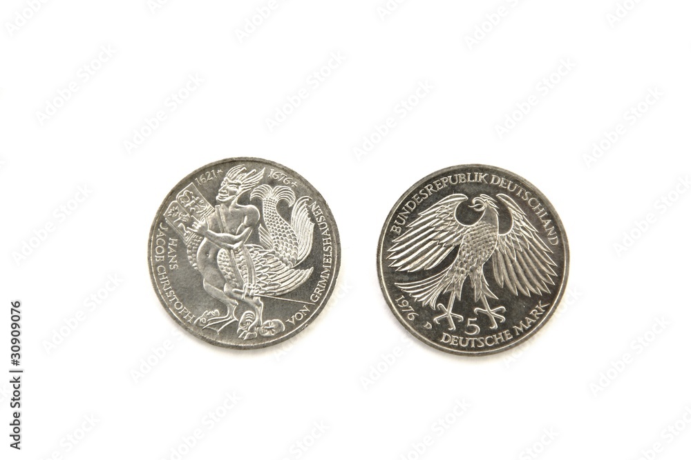 Hans Jacob Christoph von Grimmelshausen 1621 1676 DM 5 1976 Hans Jacob Christoph von Grimmelshausen 1621 1676 DM 5 1976