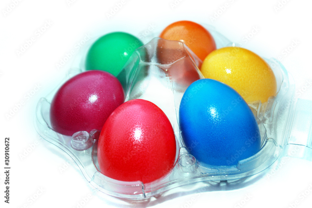 Bunte Ostereier zu Ostern Bunte Ostereier zu Ostern