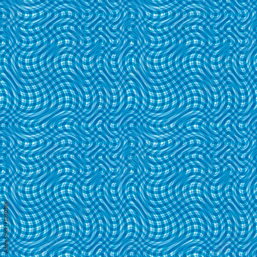 blue tablecloth - seamless pattern