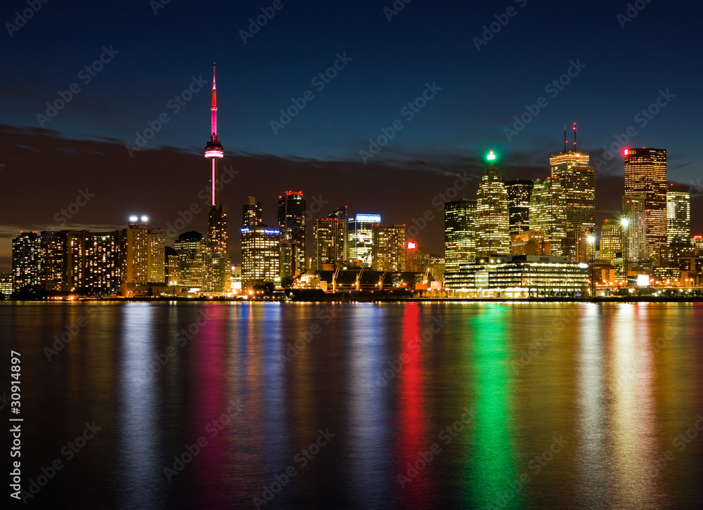 Obraz premium Toronto at night, Canada