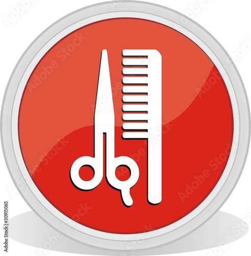 bouton coiffeur