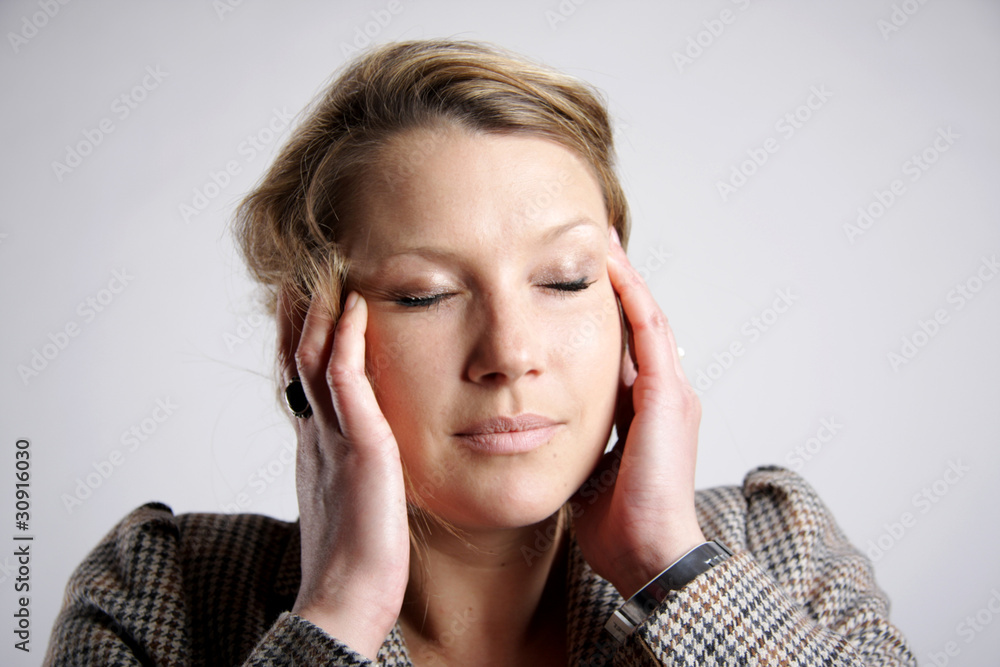 portrait of brunette woman