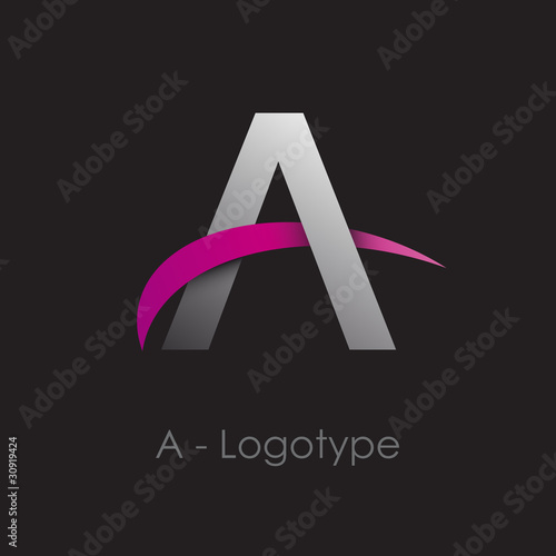 Logo A letter # Vector