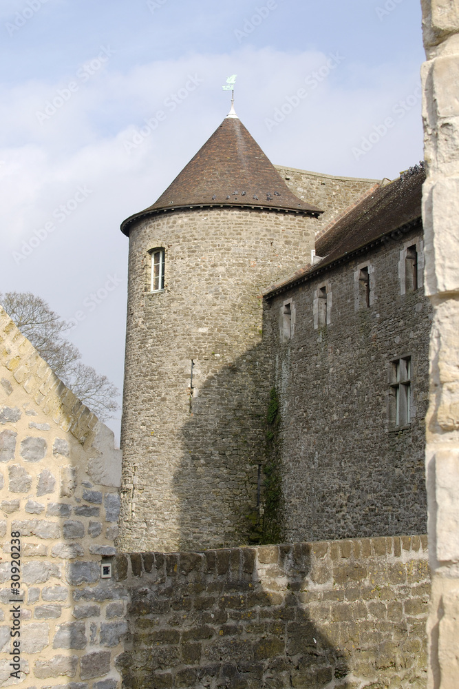 Castle at Boulogne. Pas de Calais. France