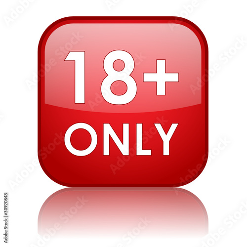 "18+ ONLY" Web Button (parental advisory explicit content)